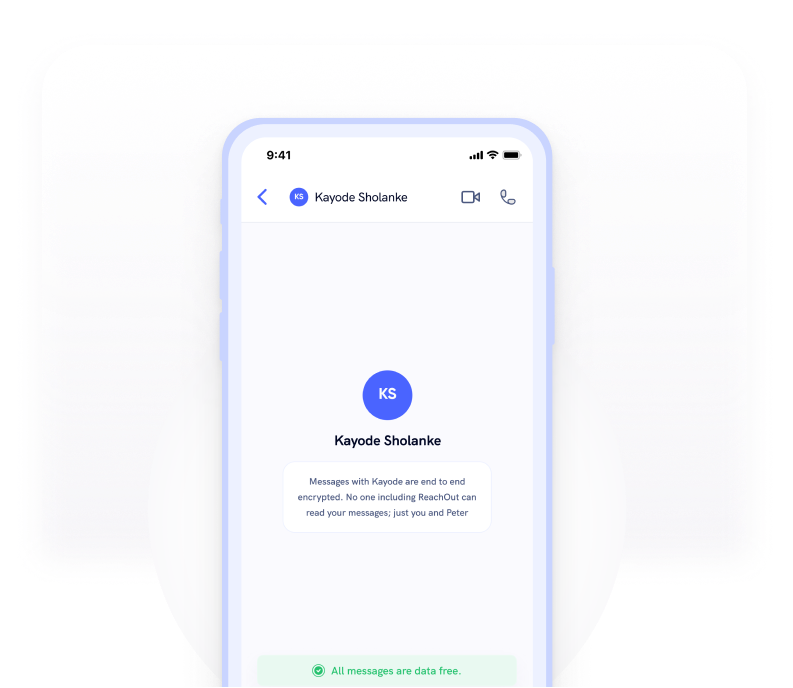 reach out app free data